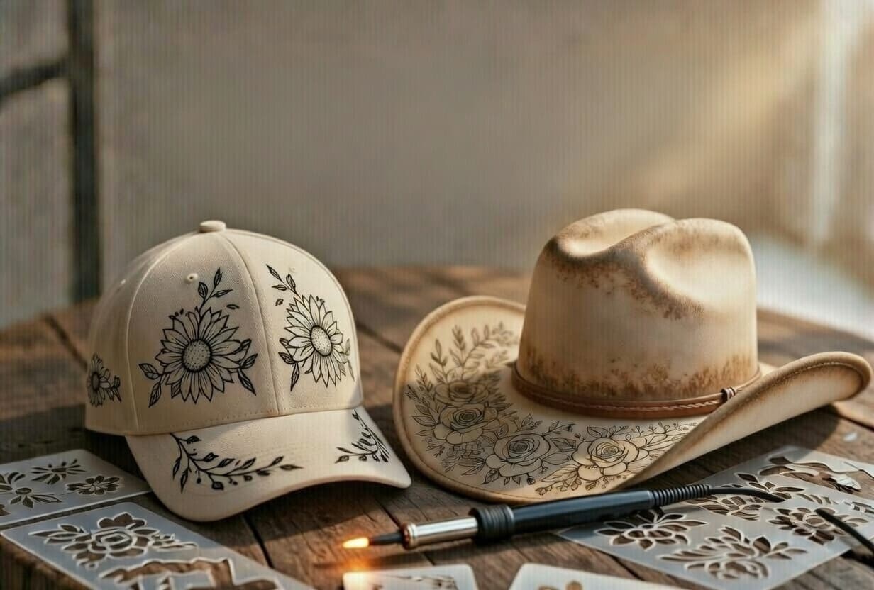 Hat Burning and Decorating at Deer Run Acres in Edinboro PA