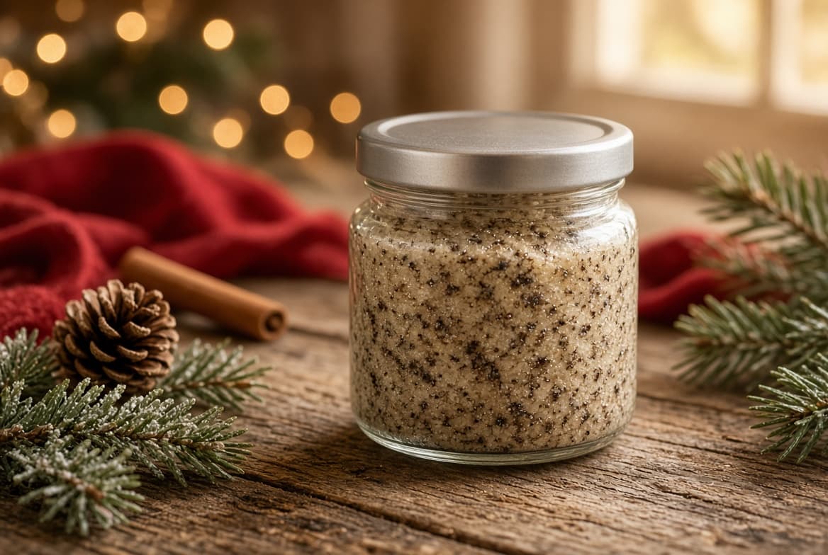 Holiday Tallow, Coffee, and Sugar Scrub at Deer Run Acres in Edinboro PA